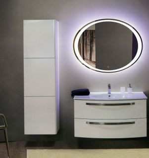 Зеркало с подсветкой Continent Credo ЗЛП84 с сенсорным выключателем 90см